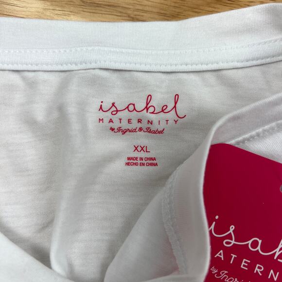 Isabel Maternity Short Sleeve "Hey There Pumpkin" Graphic T-Shirt - XXL - NWT - Picture 2 of 6